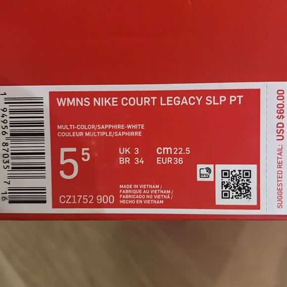 Nike Court Legacy Slip On-Multi Color Tie Dye - Picture 3 of 3